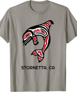 Stornetta, California Native American Orca Killer Whale Gift T-Shirt